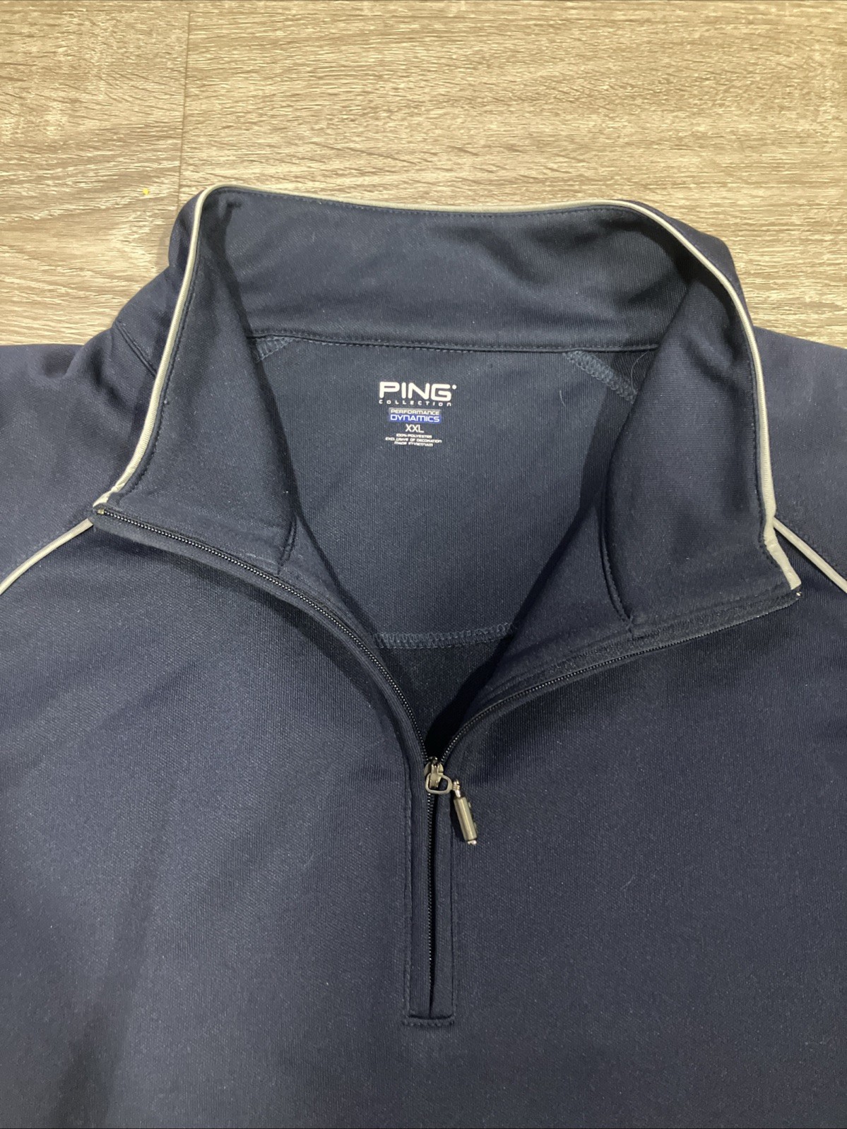 PING Performance Dynamics Quarter Zip Blue Polyes… - image 3