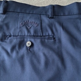 Callaway Men's Navy Golf Trousers 42x32 Stretch Pockets Polyester Elastane