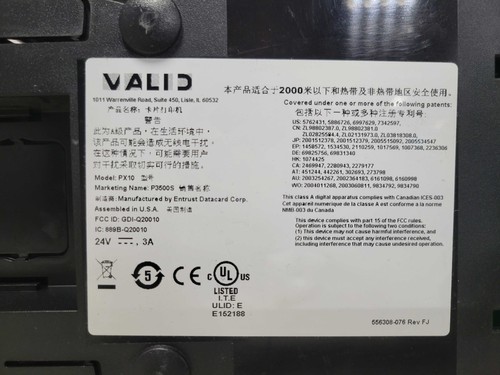VALID PX10 P3500S Simplex ID Card Printer, Only 22 Card Count _ - Picture 8 of 10