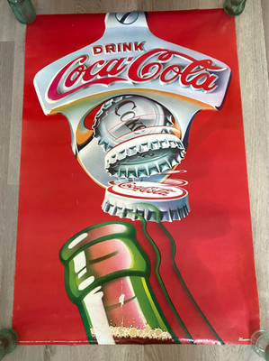 1983 Coca-Cola Bottle Opener Cap Poster Verkerke 