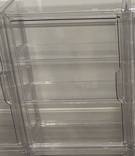 3-Tier Acrylic 1/24 Diecast Display Case for Collectibles with Movable Shelves