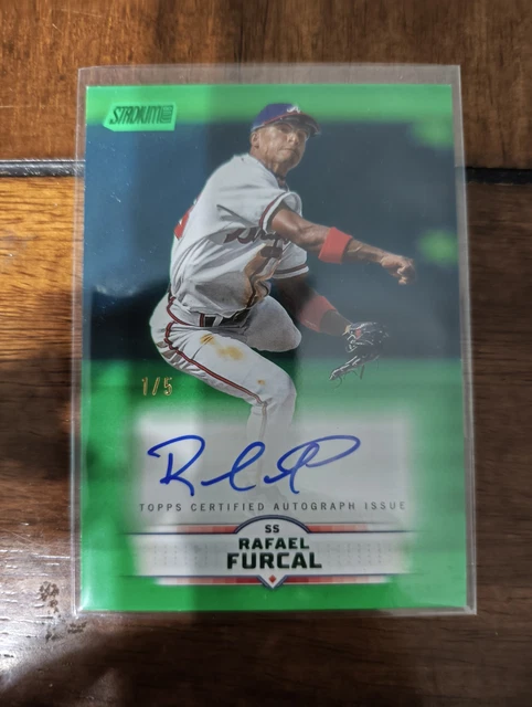 2025 Topps Stadium Club Green Rafael Furcal Autograph 1/5! Braves 🔥