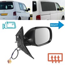 Außenspiegel rechts für VW T5 Bj. 2010-2015 elekrisch beheizbar Asphärisch Glas