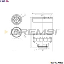 FUEL FILTER FE0799 FOR LTI FORD NISSAN TRADE/Platform/Chassis/Van NP300/PICKUP