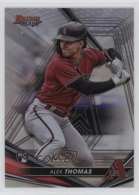 2022 Bowman's Best Refractor Alek Thomas #22 Rookie RC 11c3