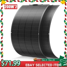 400W Flexible Solar Panel Mono 12V Portable Power Camping Home RV Battery Charge