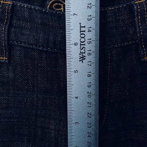 Pantalones de mezclilla para mujer Bebe Bootcut talla 28P (30x30) Carmen Bebe remache lavado oscuro tiro bajo - Imagen 4 de 11