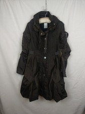 Marithe Francois Girbaud Coat Small 8 Brown Parachute Womens Vintage