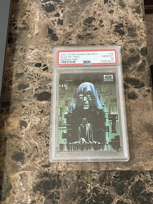 その他 Topps Star Wars Galaxy 2021 /25 PSA 10 2021 Topps Chrome Star Wars Galaxy 25 Rule of Two Refractor PSA 10