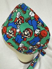 Men/Women Surgical Scrub Cap Lined Party Characters 100 Cotton