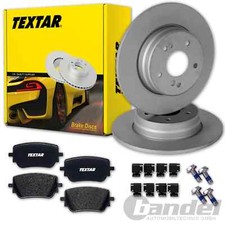 TEXTAR BREMSSCHEIBEN 276mm + BEL&Auml;GE HINTEN passend f&uuml;r MERCEDES B-KLASSE W247