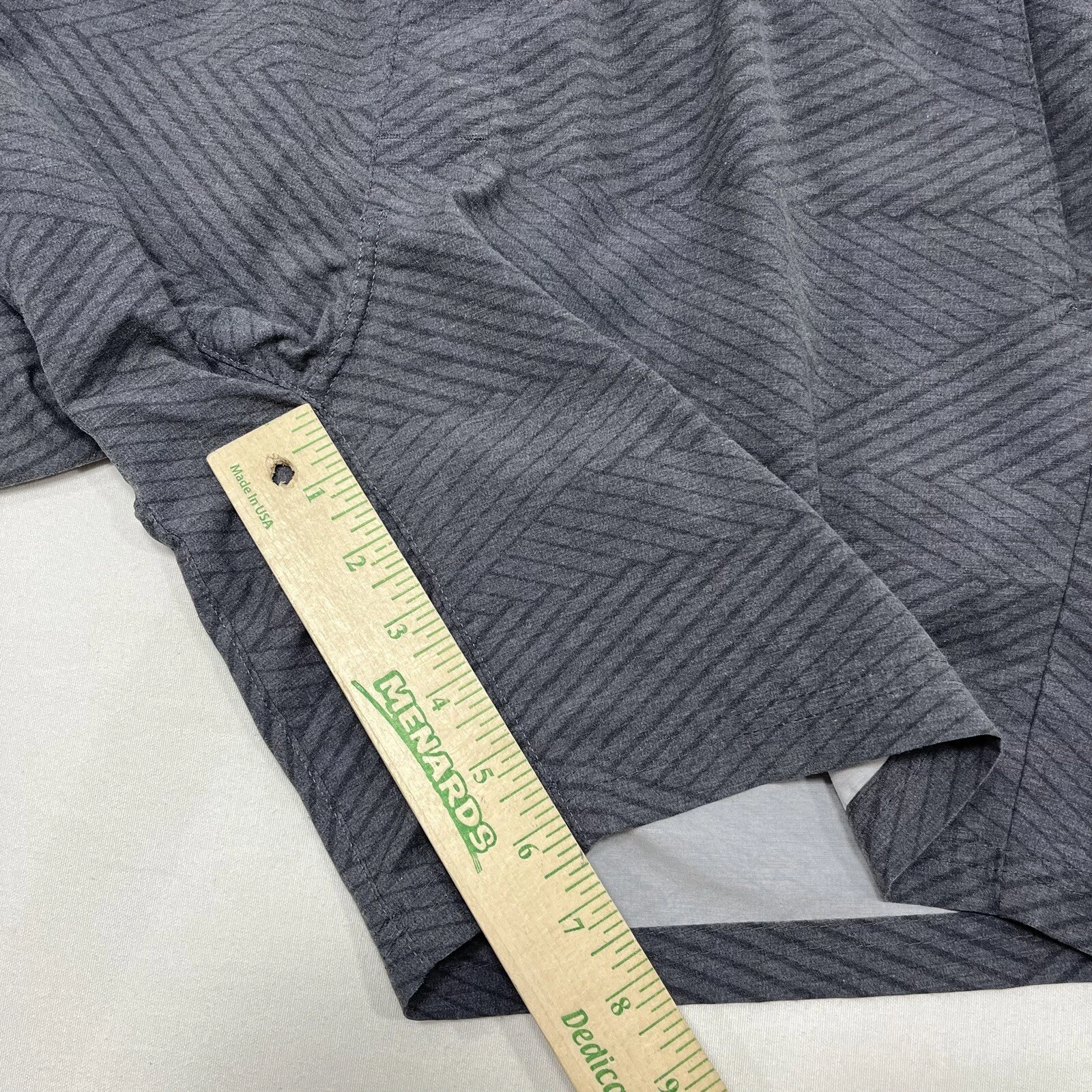 prana geometric hiking hybrid elastic waist shorts