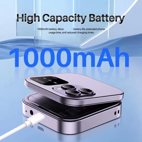 i16Pro Mini Flip Mobile Phone 2G SIM Card Small Display Foldable Cell Phones 1PC - Zdjęcie 8 z 16