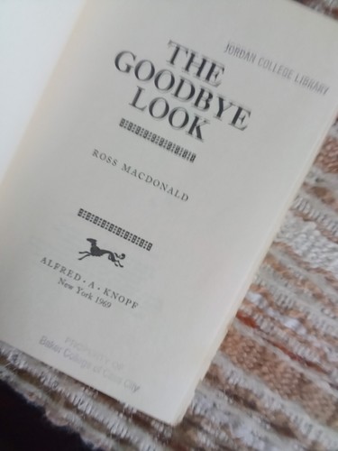 The Goodbye Look by Ross Macdonald (1969, HCDJ, Book Club Edition) Lew Archer - Picture 10 of 17