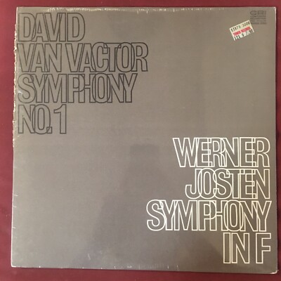 DAVID VAN VACTOR / WERNER JOSTEN    Symphonies - Original 1968 CRI LP - SEALED M