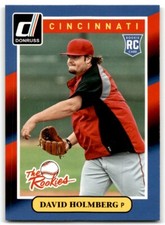 2014 DONRUSS THE ROOKIES DAVID HOLMBERG CINCINNATI REDS #38