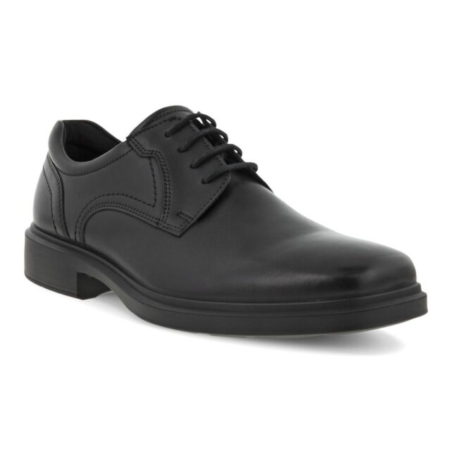 ECCO Mens Helsinki 2.0 Plain Toe Tie Black Leather - 500164-01001 Comfort Oxford