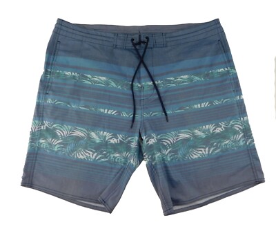 Rountree Yorke Size 38 Blue Board Shorts Swim Trunks 9