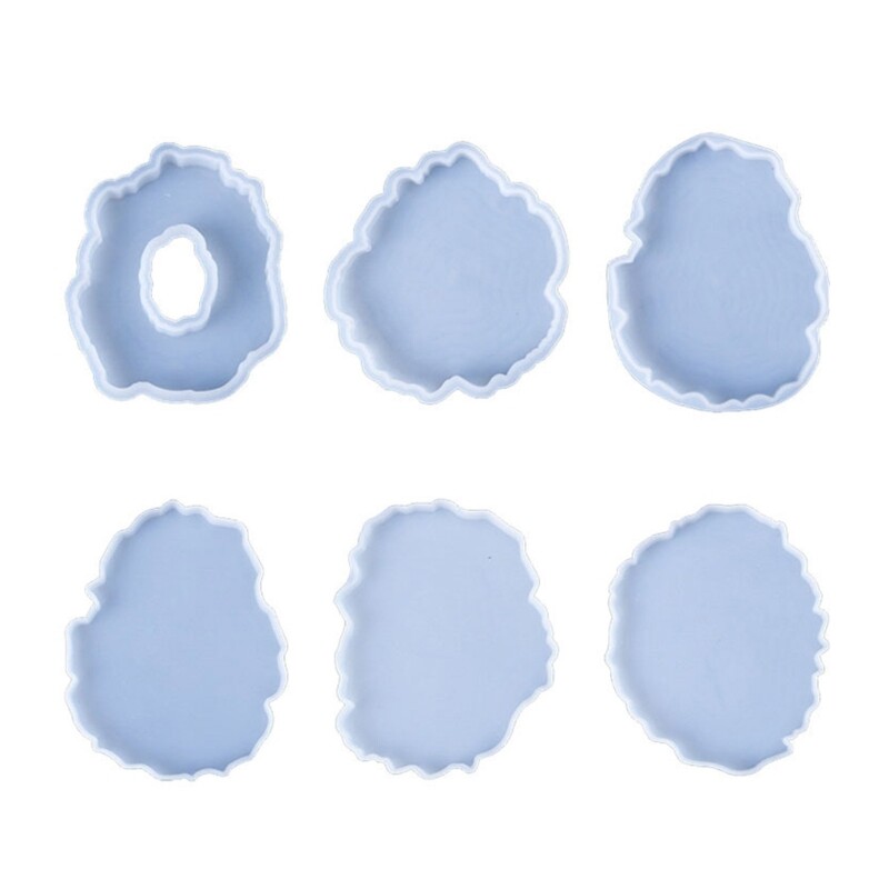 Irregular Epoxy Resin Coaster Mold for Bowls Pendants Charms DIY Craft