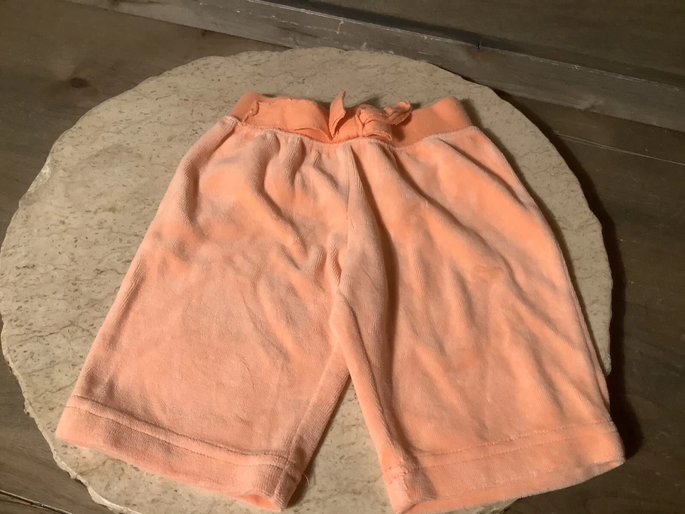CIRCO Infant Baby Girls VELOUR Hooded Sweatshirt Top Pants Outfits PEACH SIZE 3M - Image 3 of 4