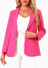 Lush Women's Pink Blazer Sz-14