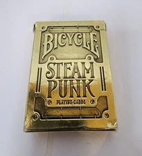 Bicycle Playing Cards Steam Punk by theory11 Poker Size Deck - GOOD (NO JOKER)