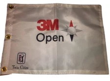 PGA TOUR 3M OPEN TPC TWIN CITIES PIN FLAG WITH GROMMETS FREE SHIP AUTOGRAPHS