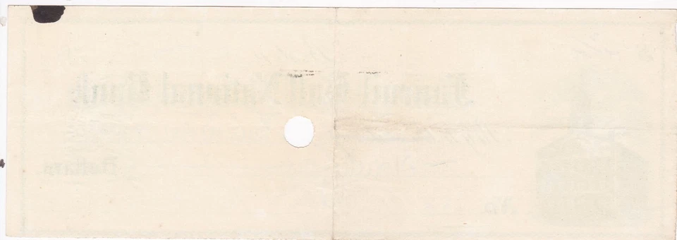 KAPPYSCOINS W7827 1879 FANEUIL HALL NATIONAL BANK BOSTON PAID & CANCELLED CHECK - Image 4 of 4