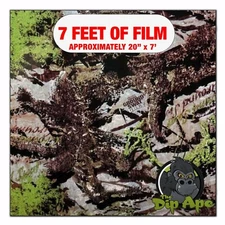 Hydrographic film Ground Moss Camouflage Camo hydro dipping 7' x 20" hydro dip