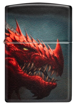 zippo レトロ　非売品 ピース　新品未開封 Zippo 48777 Windproof Wrap Around Red Dragon Lighter, New In Box