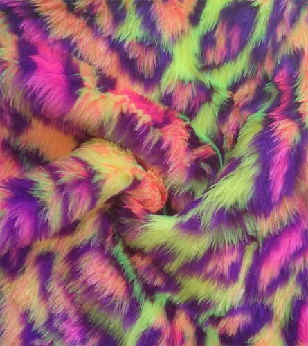 DISEÑO Divertido Material de Tela de Piel Sintética - JAGUAR DE CARNAVAL - Imagen 3 de 4