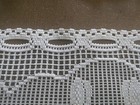Bunny Rabbit Pairs And Hearts Cream Lace Valance• 11 Feet Across X 11.5" Long — photo 4