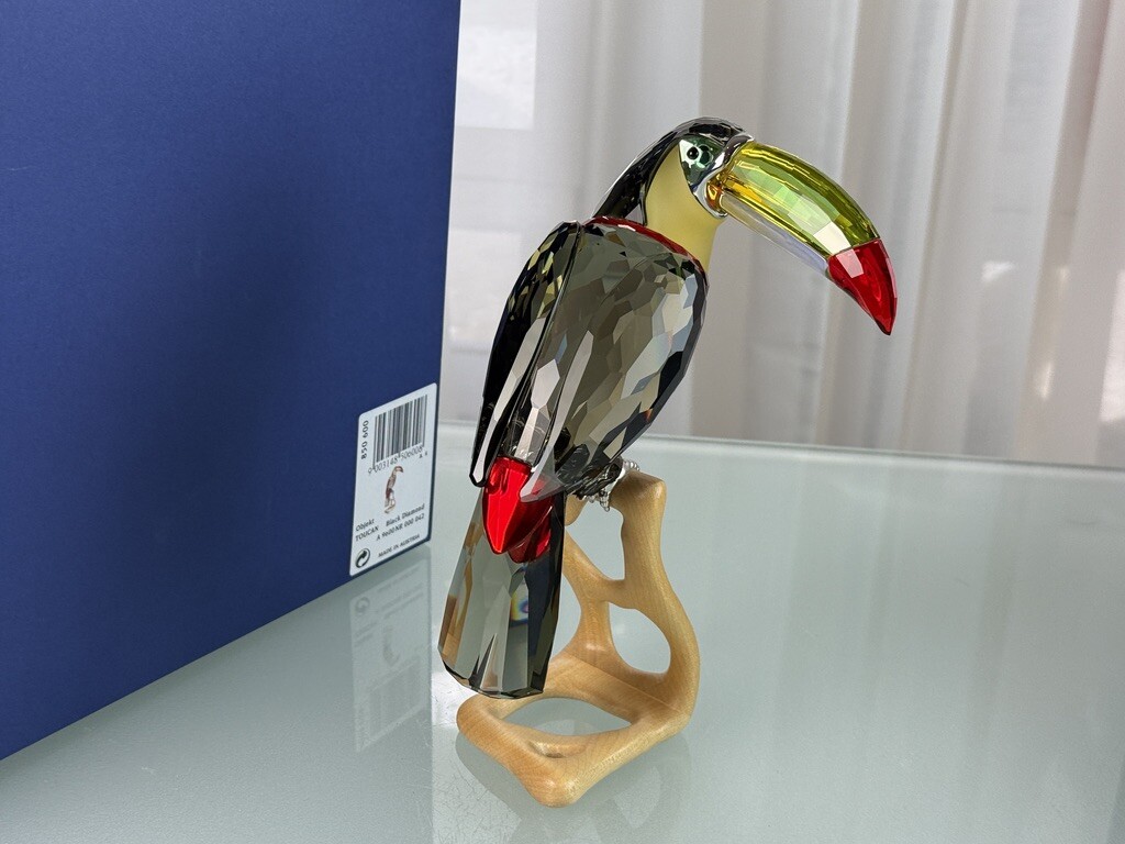 Swarovski Figurine 850600 Toucan Black Diamond 21 cm Original