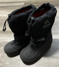 Kamik Kids Boots Black Size 13 Winter Snow Waterproof with Insulated Lining