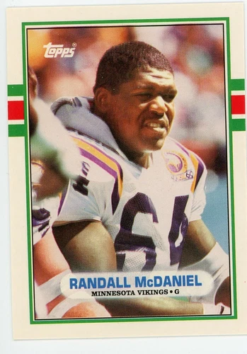 1989 TOPPS TRADED #54T - RANDALL MCDANIEL - MINNESOTA VIKINGS