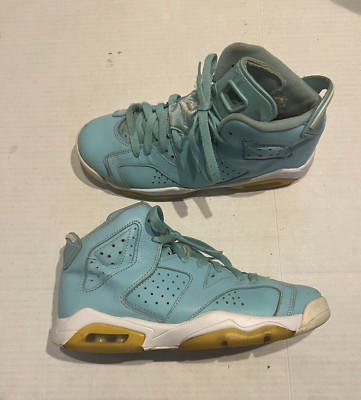 RARE Nike Air Jordan 6 Retro GG 'Pantone' Blue 2017 (543390-407) Youth Size 5.5Y