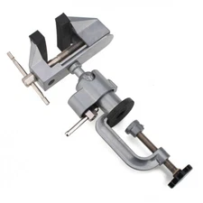 Universal Mini Small Clamp-on Swivel Rotating Vice Table Bench Vise Tool
