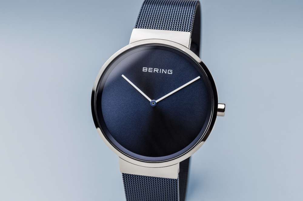 Bering Time Watch - Classic - Unisex Polished Silver-Tone 14539