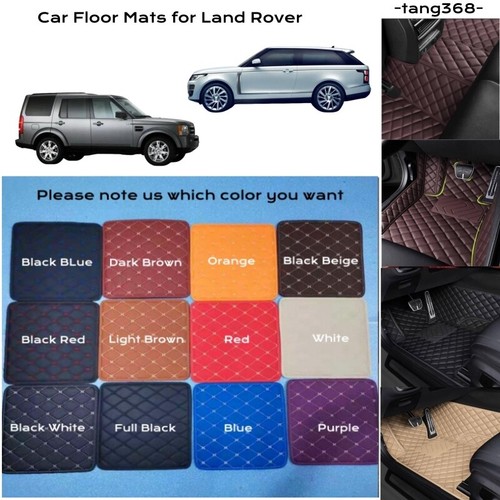 Fit Land Rover Cargo Liner Car Floor Mats Auto Rugs 1997-2025 3Pcs Carpets - Imagen 14 de 30