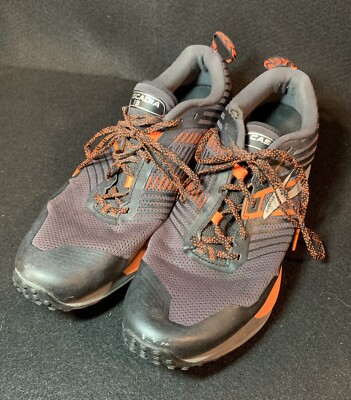 Brooks Cascadia 13 Grey/Orange Mens Sz 12 Wide 2E Trail