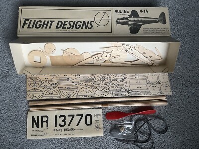 Vintage Flight Designs Vultee V-1A NR 13770 On Box- PO BOX 390 Mt Airy MD 21771 