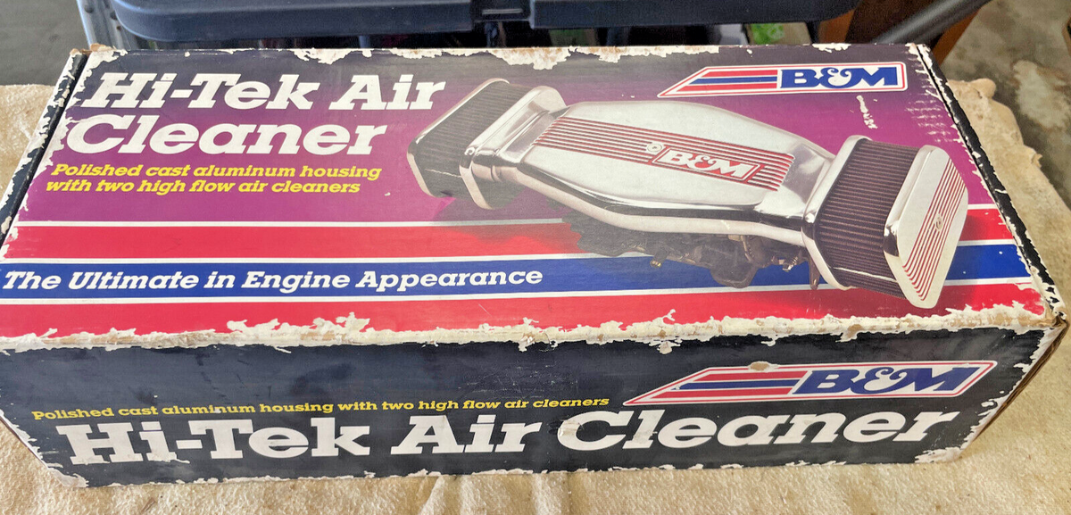 VTG B&M Hi-Tek Air Cleaner 64280 NIB High Performance Hot Rod VTG B&M Hi-Tek Air Cleaner 64280 NIB High Performance Hot Rod
