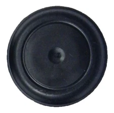 15 mm Round Black Rubber Plug for Flush Mount Body and Sheet Metal Hole    Qty 1