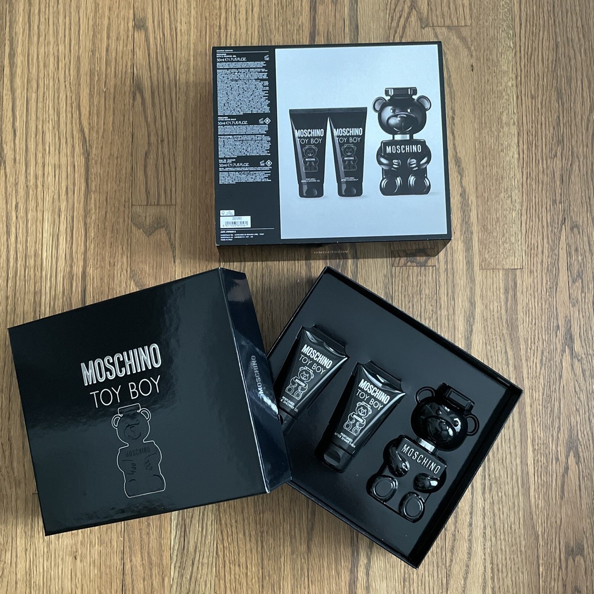Moschino Toy Boy 3 PIECE GIFT SET - 1.7 OZ EDP Spray - After Shave