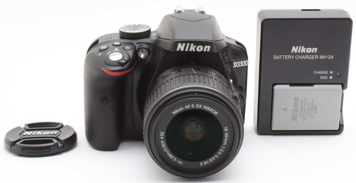 Only 3clicks / Top Mint] Nikon D3300 DSLR Camera w/ AF-S 18