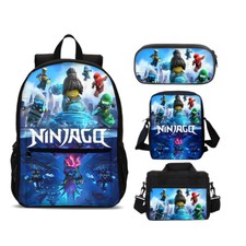 Ninjago Comics Game Kids Large School Backpacks Cooler Lunch Bag Pen Case Lot
