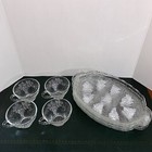  Anchor Hocking Grape & Vine Oval Dessert Snack Lunch Plates SET OF 4 VTG — photo 2