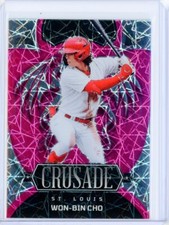 2023 Panini Chronicles Crusade WON-BIN CHO RC Pink Velocity Prizm 14/17