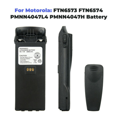 1X FTN6573 FTN6574 PMNN4047 Replacement Battery For MOTOROLA MTP700 MTP750 Radio - Zdjęcie 5 z 12