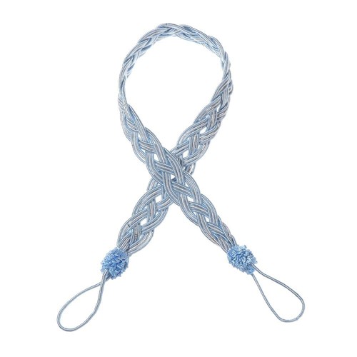 Simple Hold Satin Voile Strap Tie Backs Braided Tiebacks Curtain Holder Rope - Picture 11 of 22
